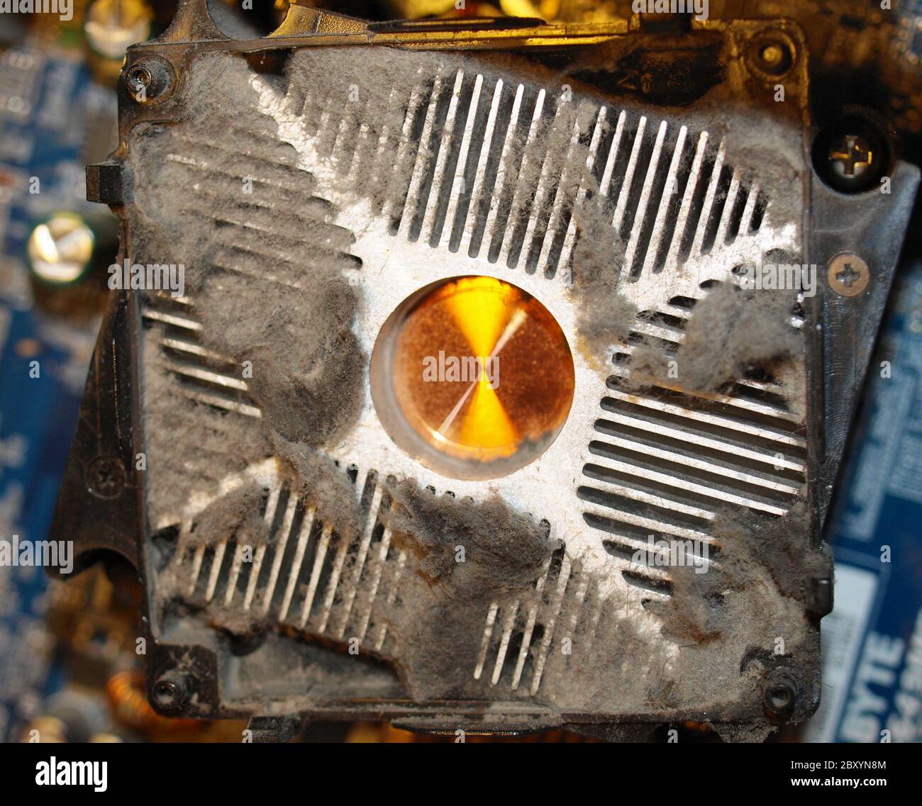 Computer fan dust Stock Photo Alamy