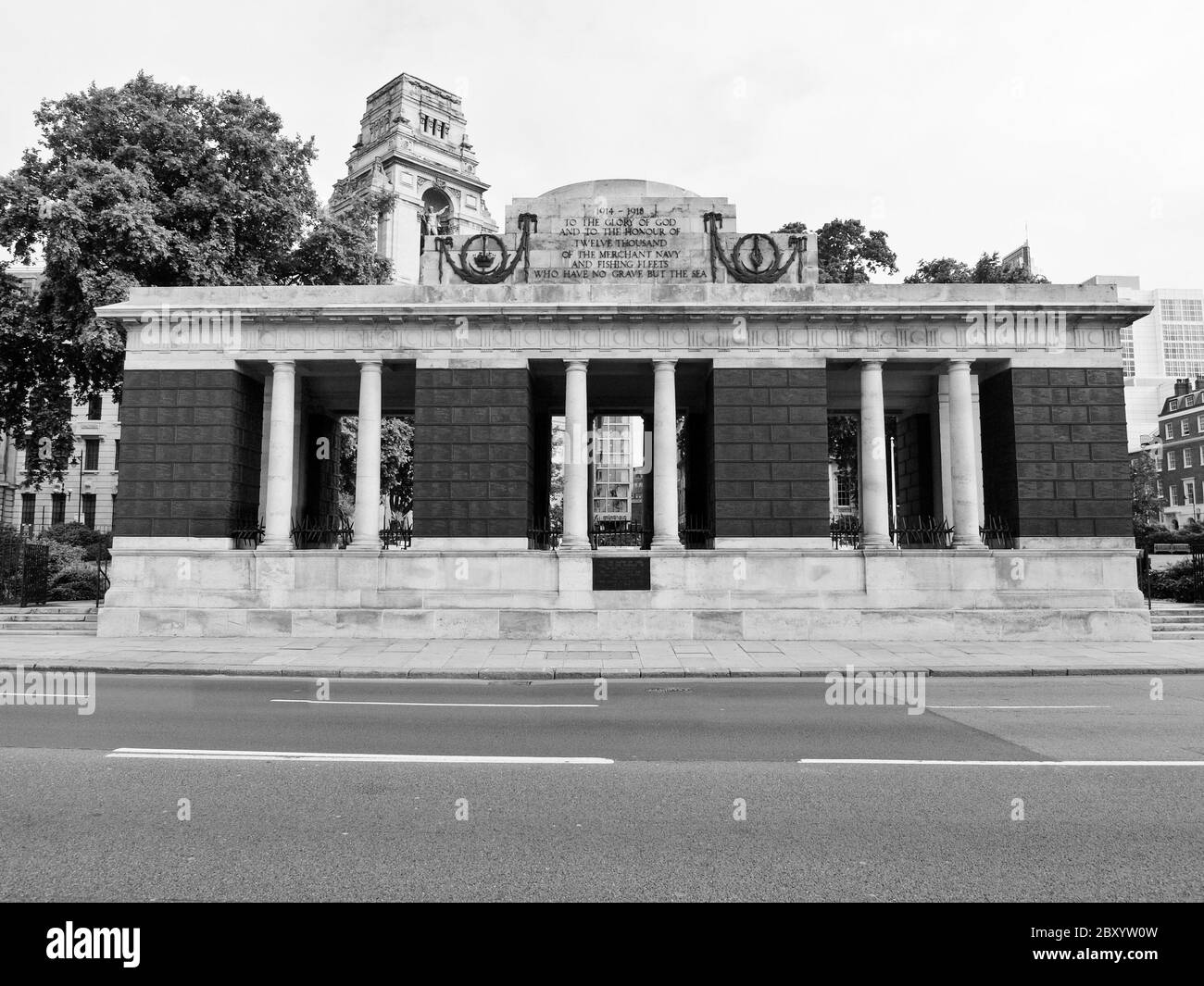 Tower Hill Memorial, London Stock Photo