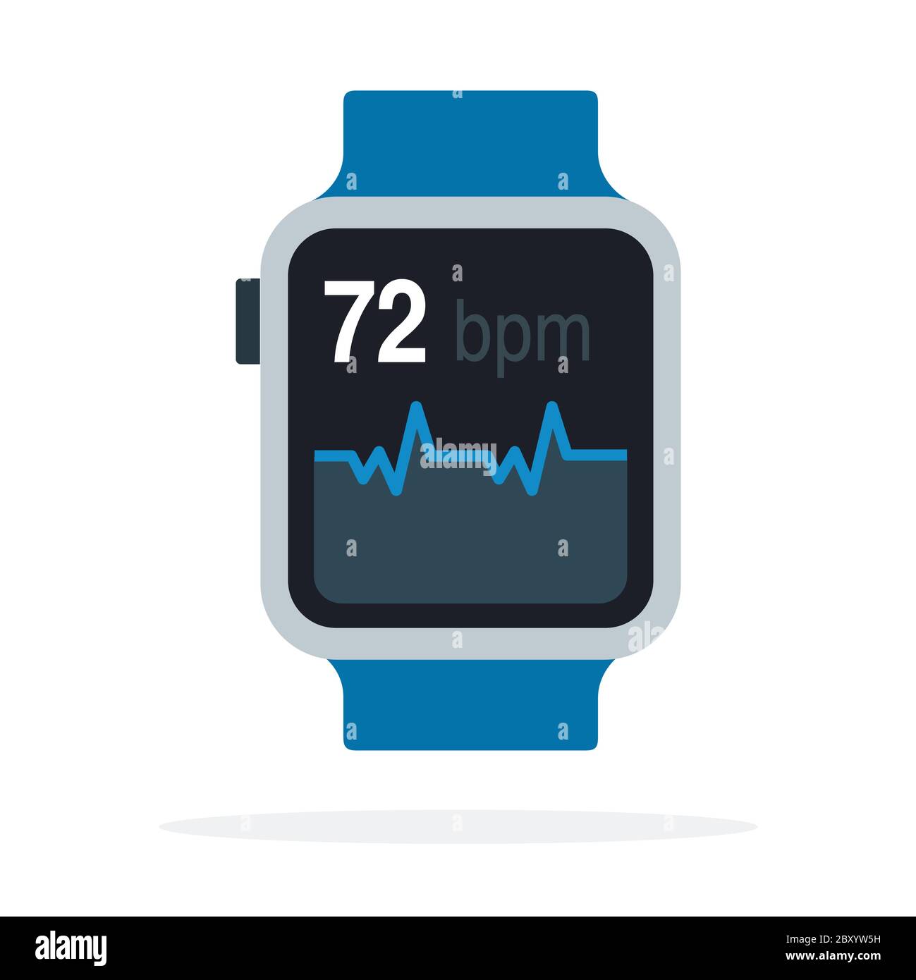 Smart Watch vector icon on white background. Stock Vector