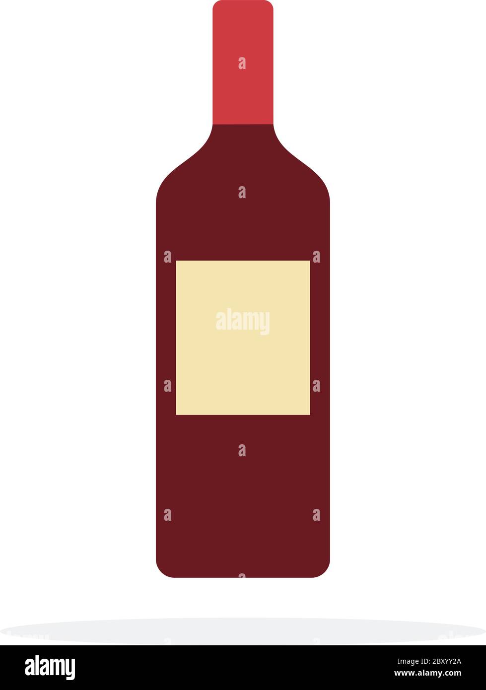 Merlot dry red wine Stock Vector Images - Alamy