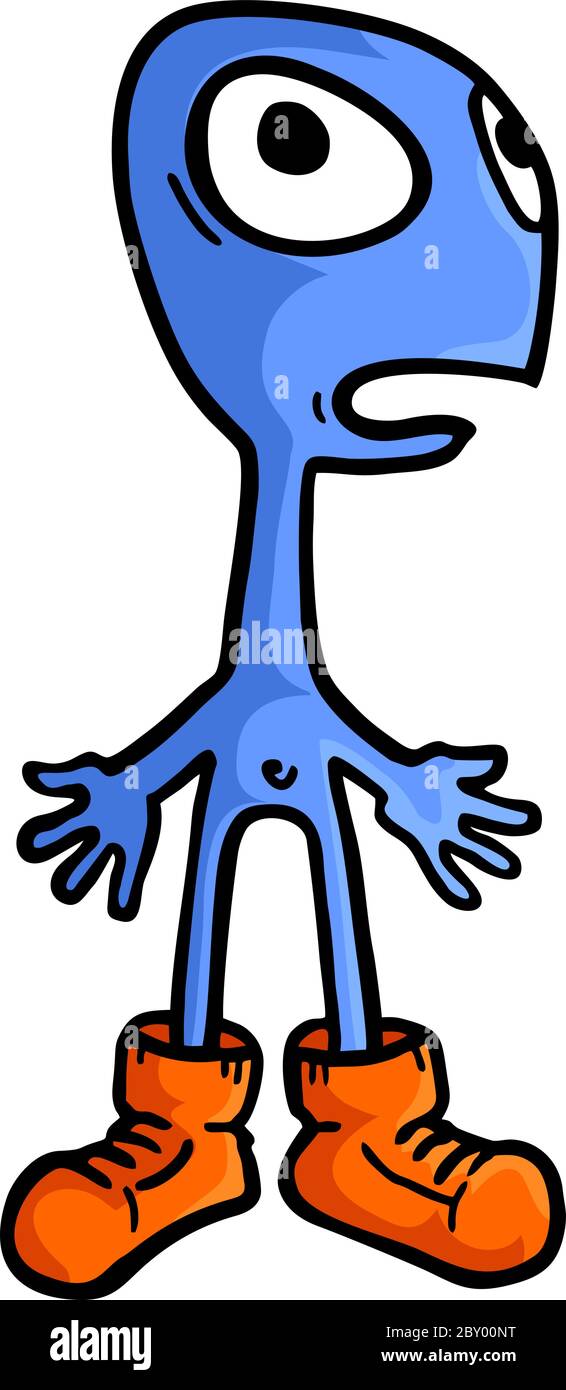 Surprised puppet Stock Vector