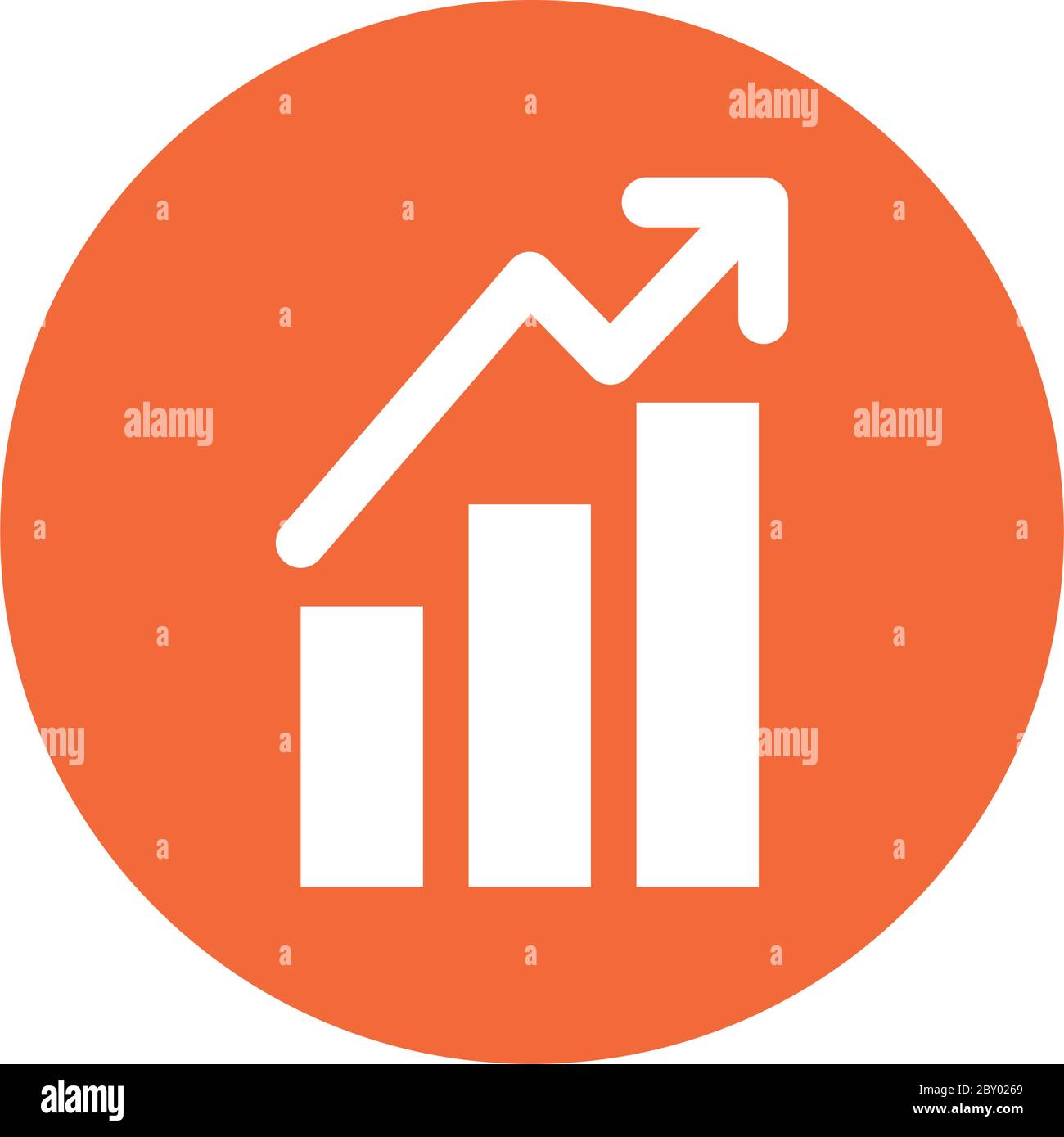 statistics bars block style icon vector illustration design Stock Vector