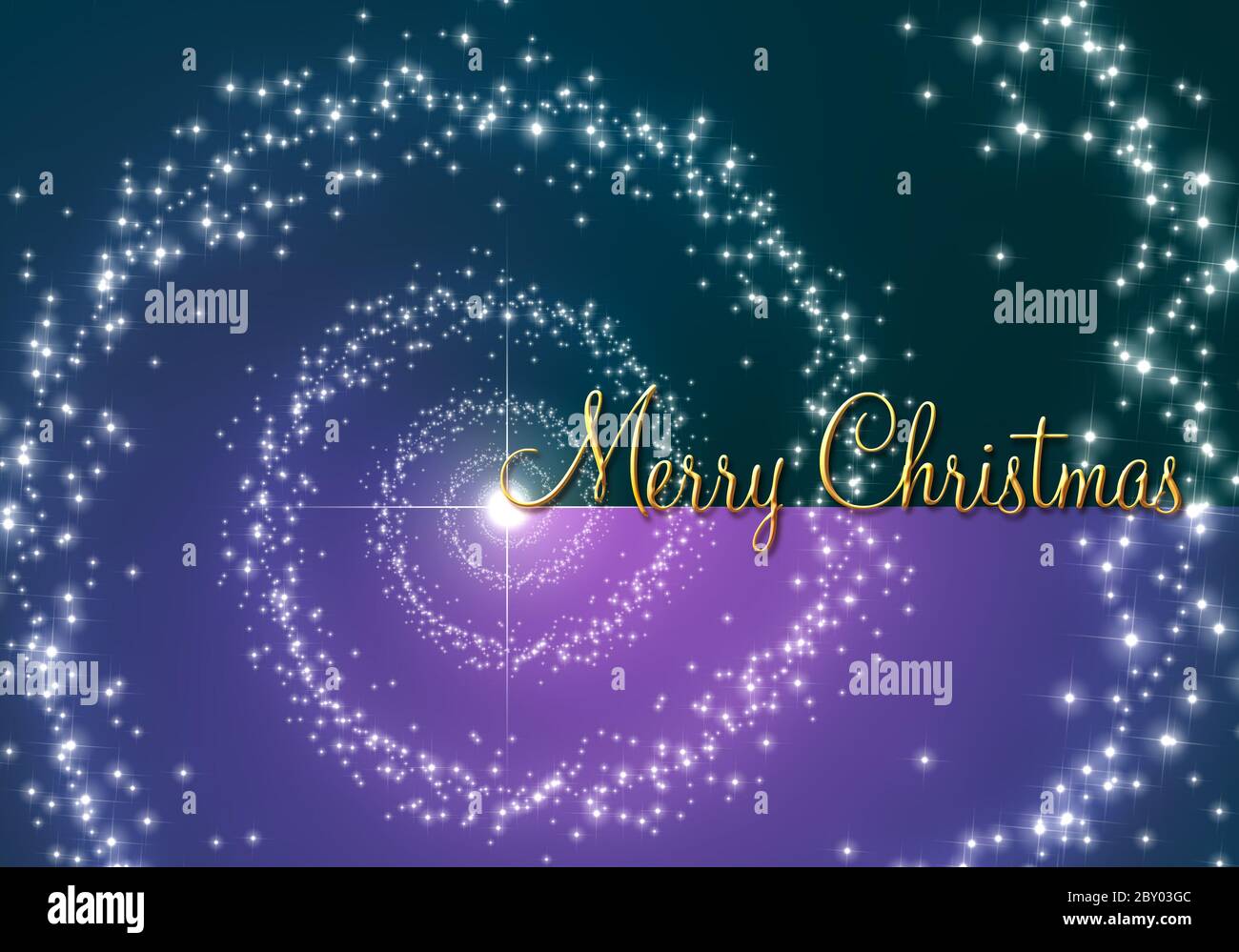 blue christmas Stock Photo