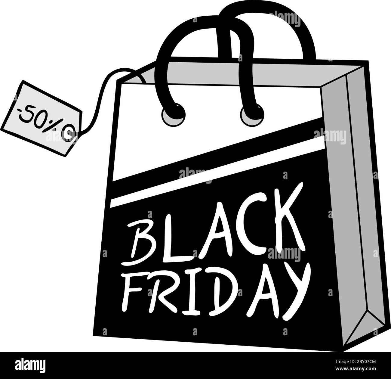 Black Friday symbol Stock Vector