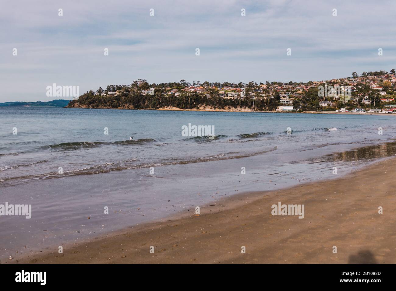 HOBART, TASMANIA May 30th, 2020 beautiful crisp winter morning in Kingston Beach near Hobart