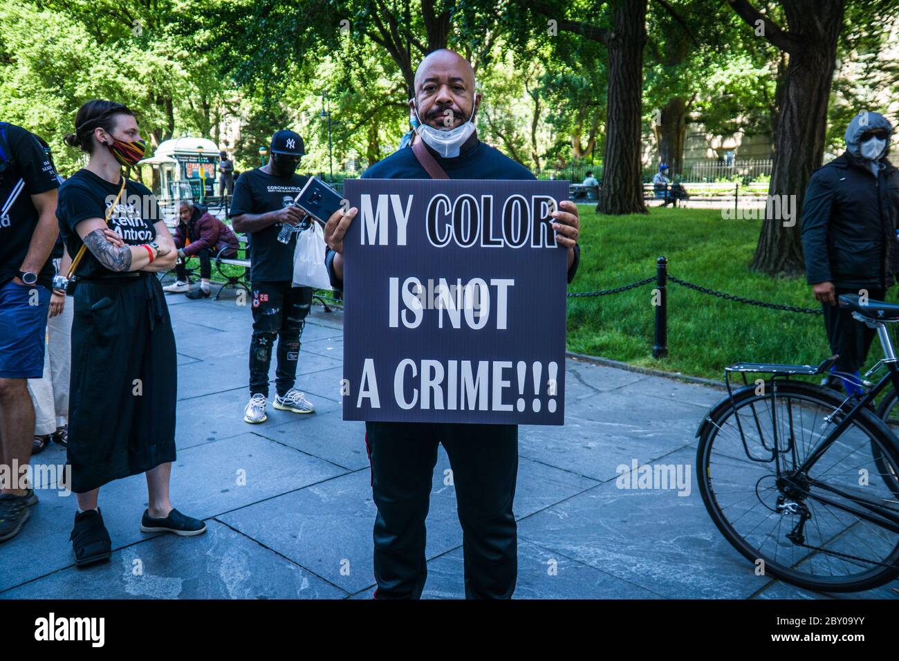 New York City Workers For Justice Protest demand the end of racial ...