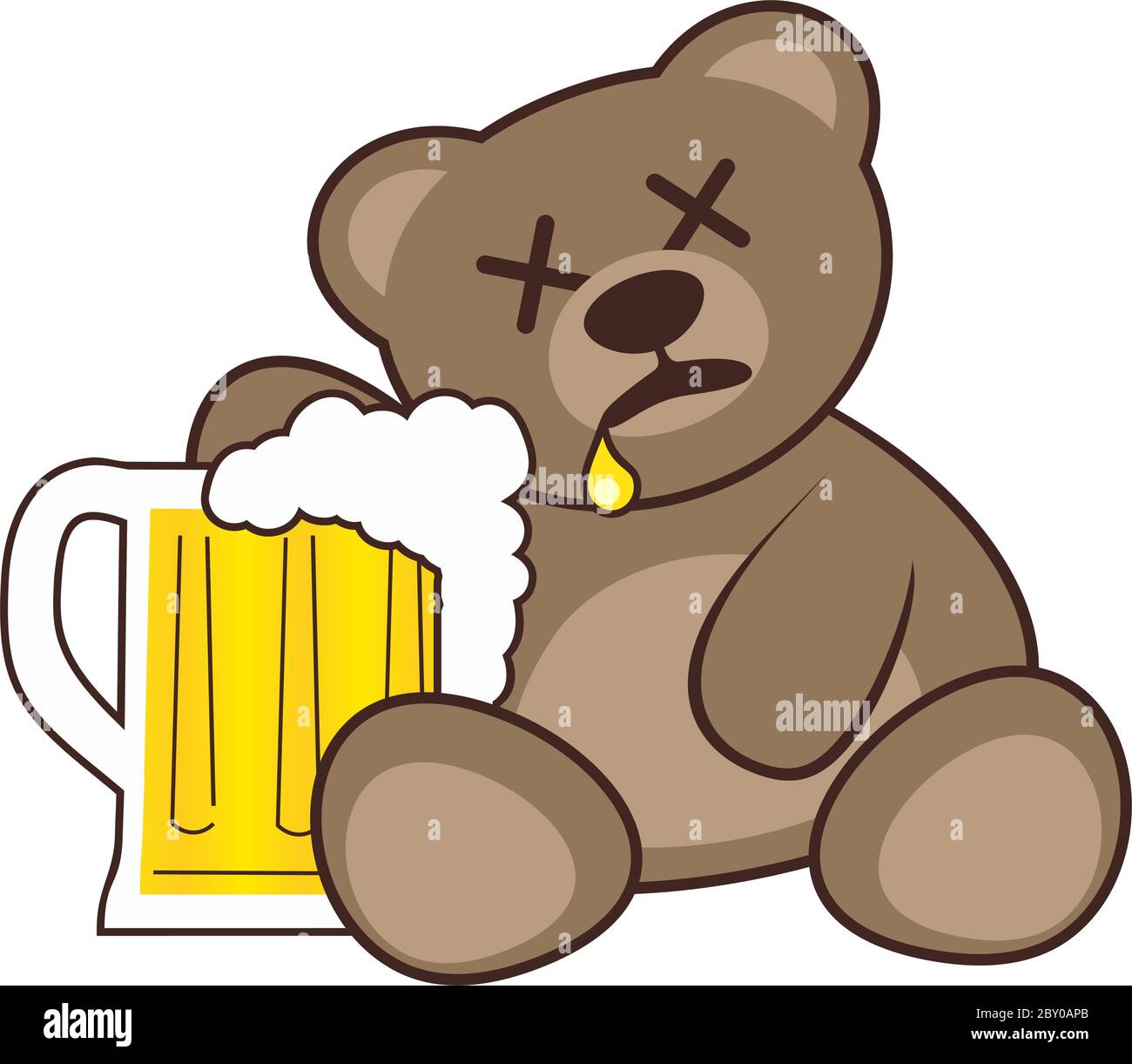 vermijden Zij zijn Willen Beer and bear Stock Vector Image & Art - Alamy