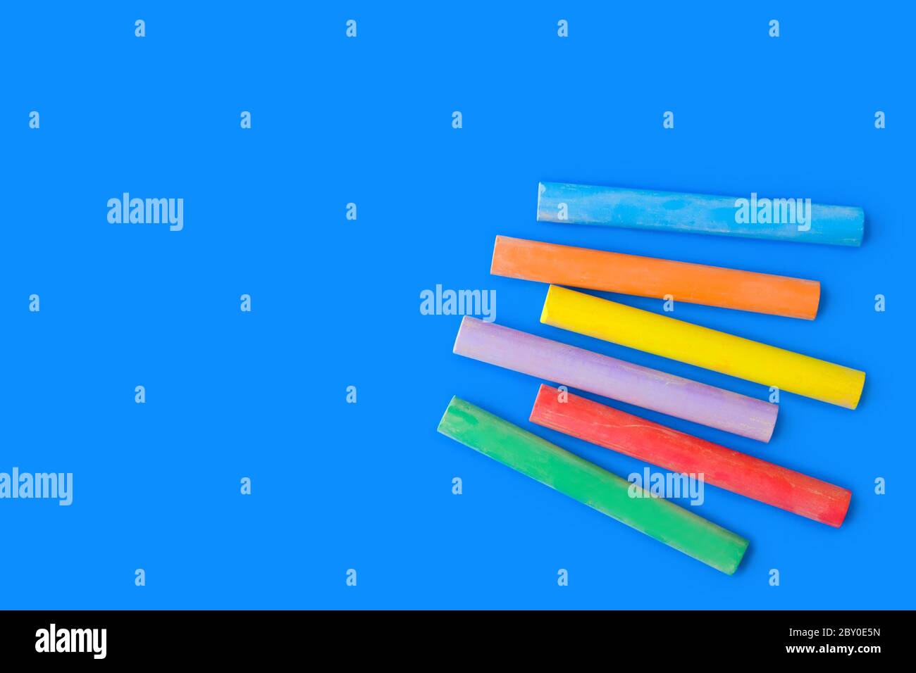 Pieces of chalk Stock Photo Alamy