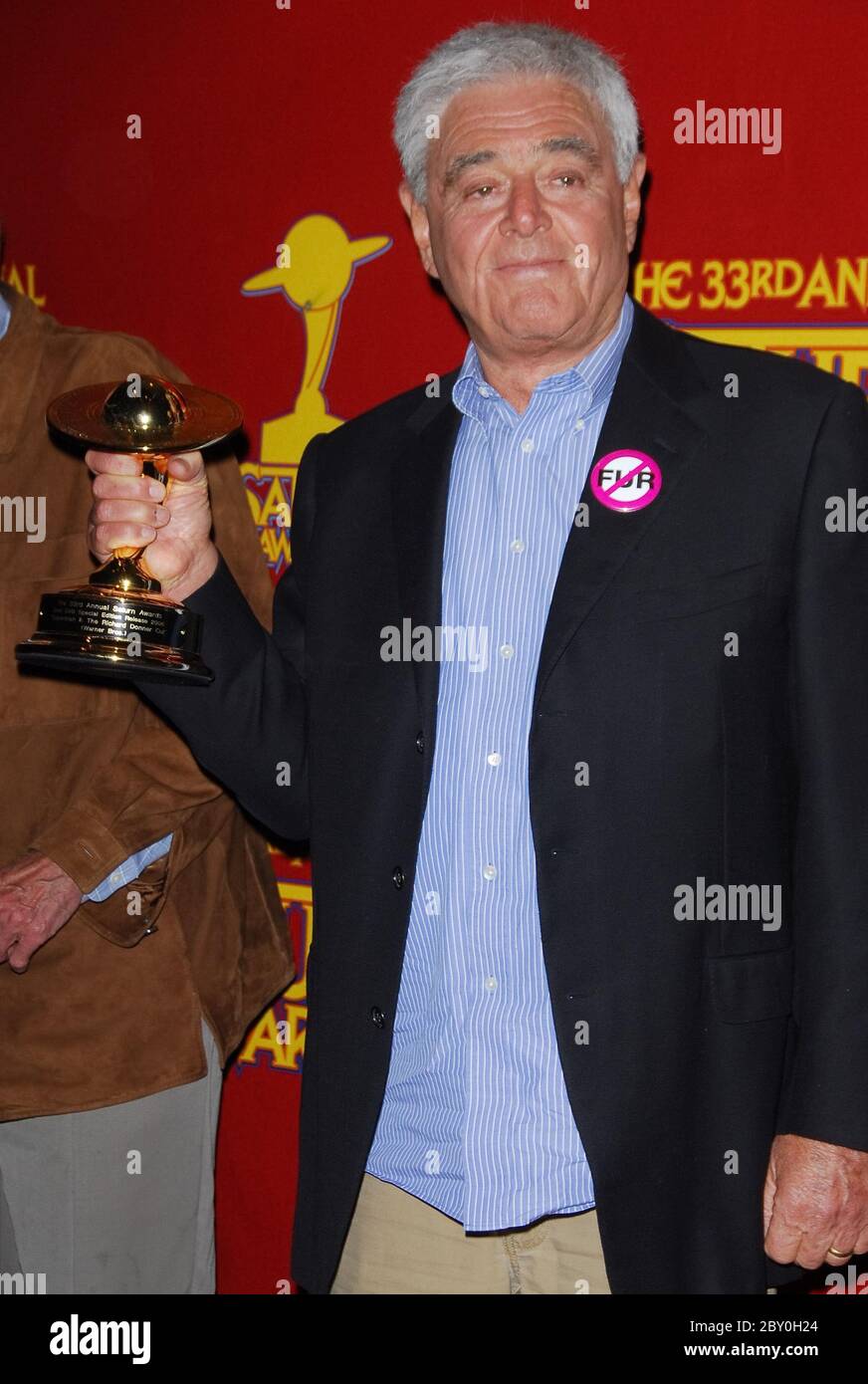 Richard Donner, Winner for Best DVD Special Edition Release of 'Superman II' at the 33rd Annual Saturn Awards - Press Room held at the Universal City Hilton & Towers in Universal City, CA. The event took place on Thursday, May 10, 2007. Photo by: SBM / PictureLux - File Reference # 34006-4721SBMPLX Stock Photo