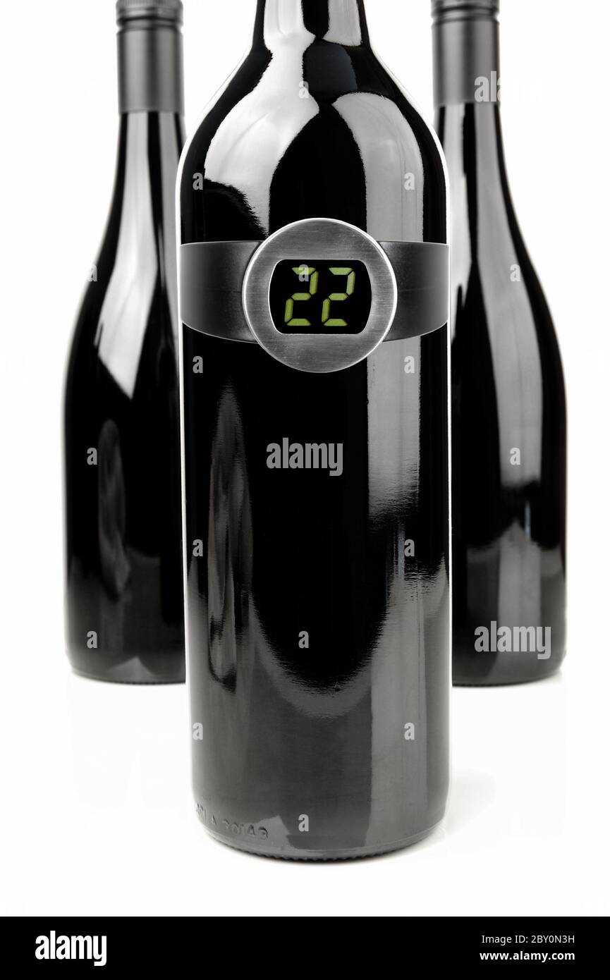 A wine thermometer isolated against a white background Stock Photo