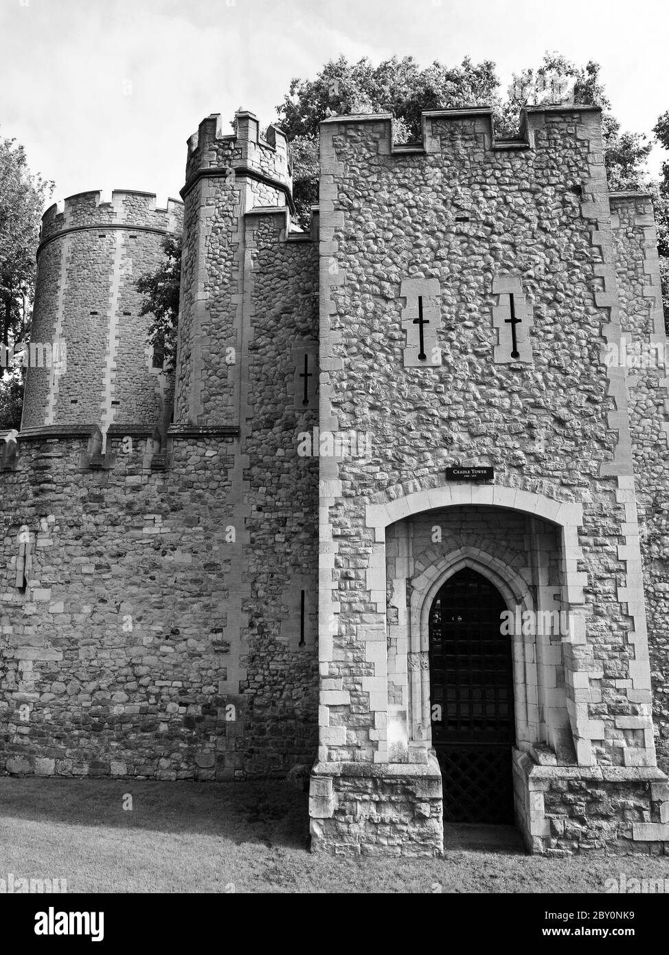Ancient medieval tower london Black and White Stock Photos & Images - Alamy