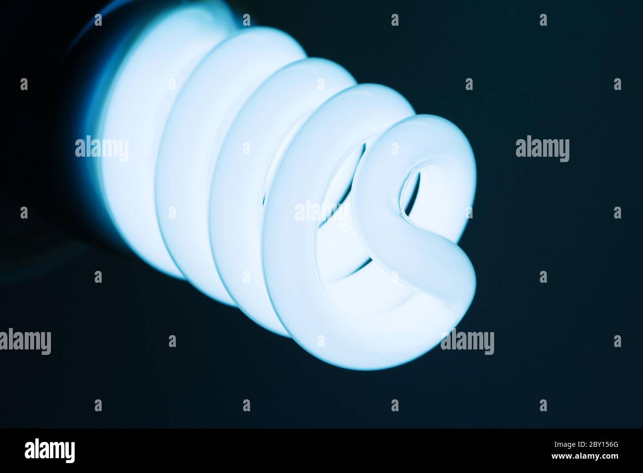 Compact fluorescent light bulb Stock Photo Alamy