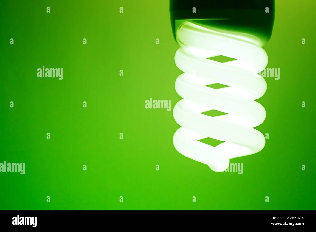 Compact fluorescent light bulb Stock Photo Alamy