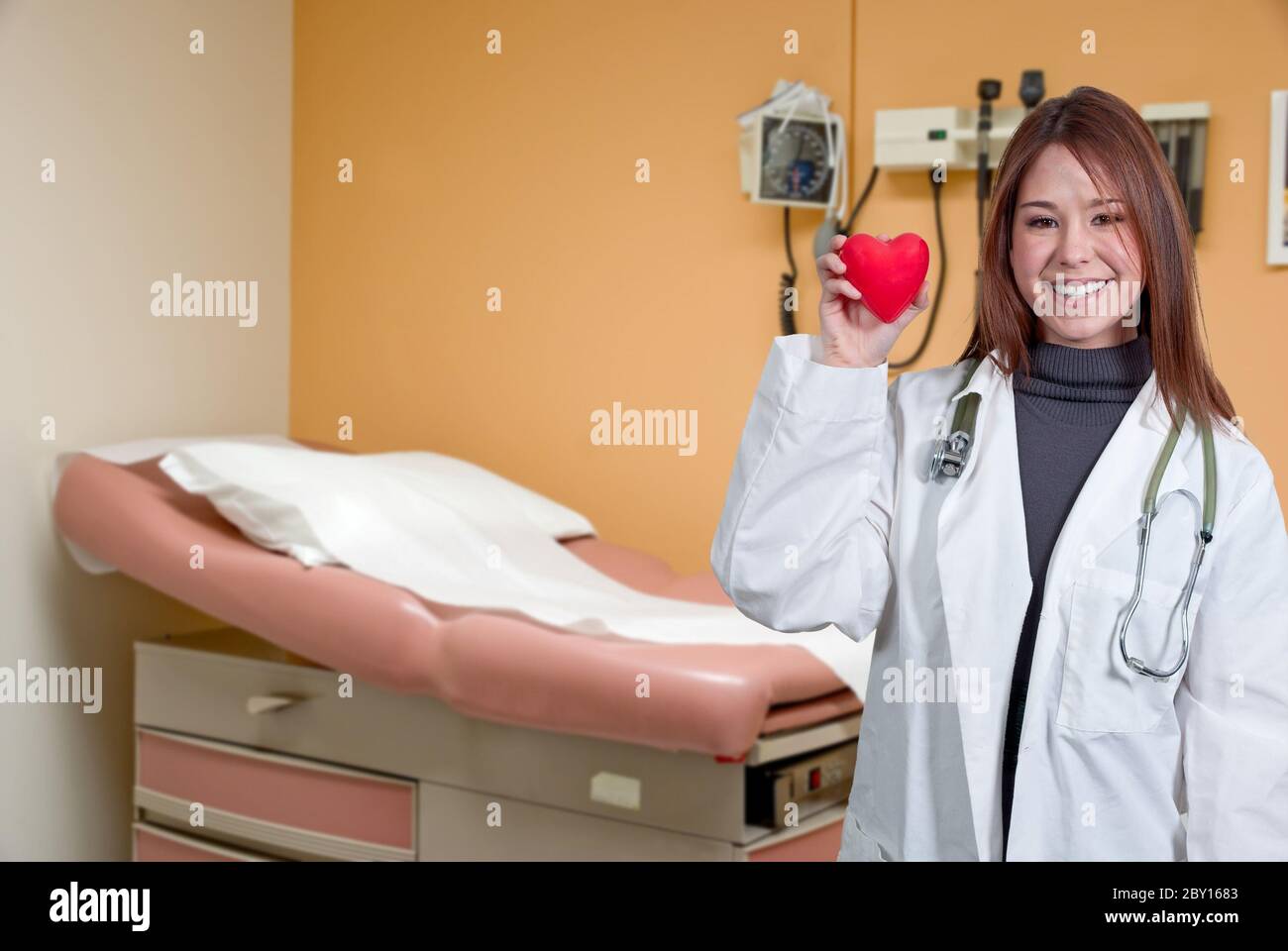 Female Cardiologist Stock Photo