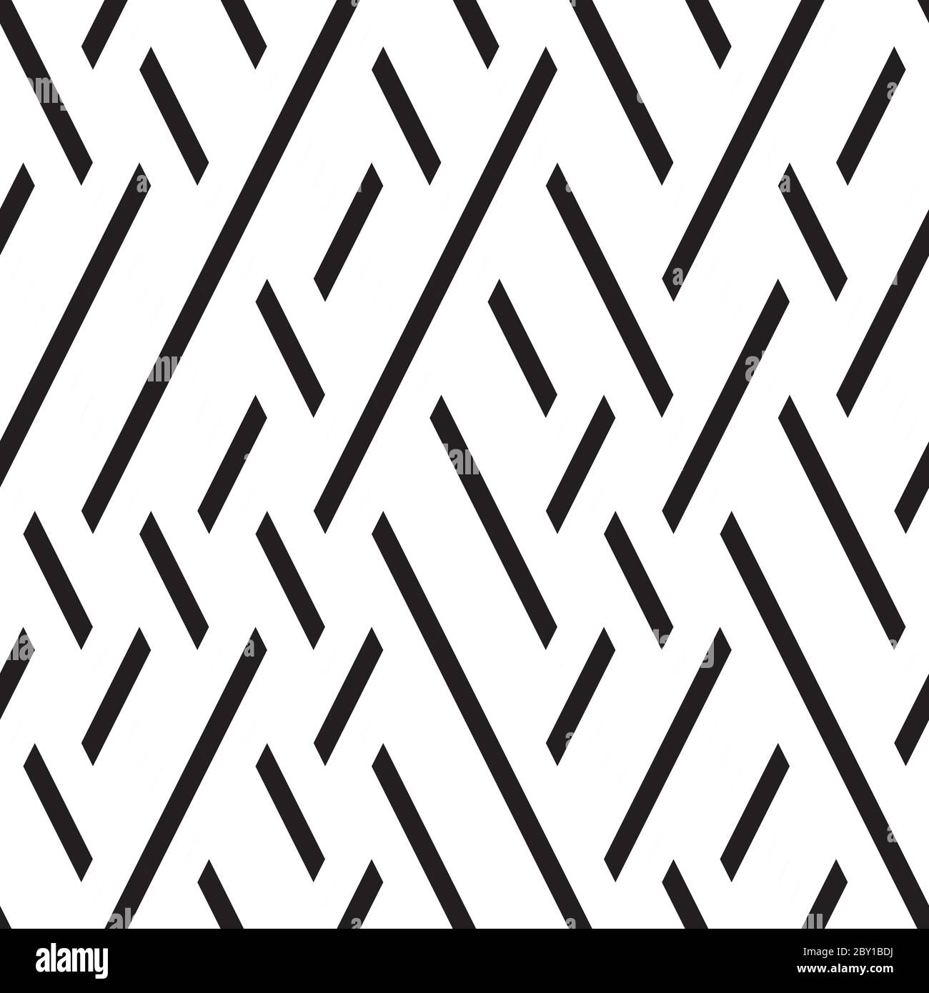 Seamless pattern with oblique black segments Stock Vector