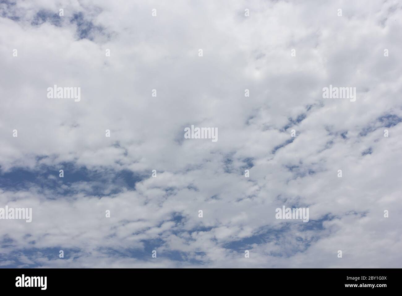 Blue sky with clouds background on morning time Stock Photo - Alamy