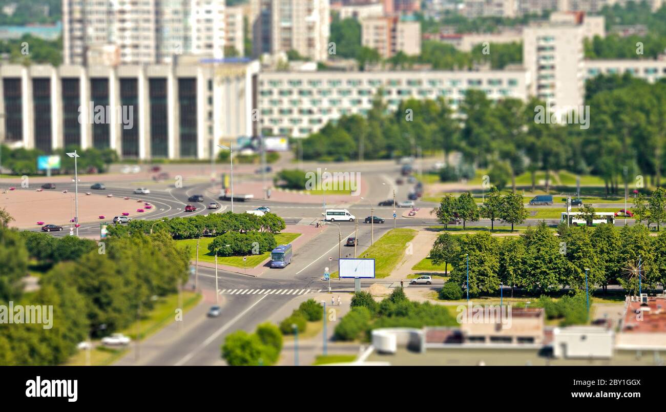 Aerial view city model hi-res stock photography and images - Alamy