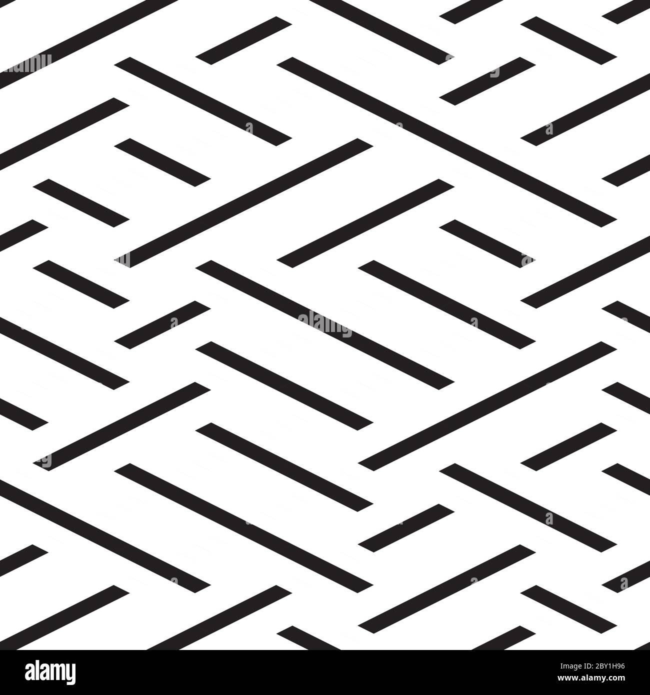 Seamless pattern with oblique black segments Stock Vector