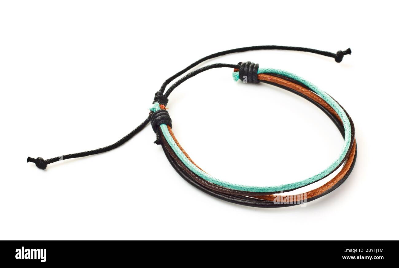 leather arm bracelet Stock Photo Alamy