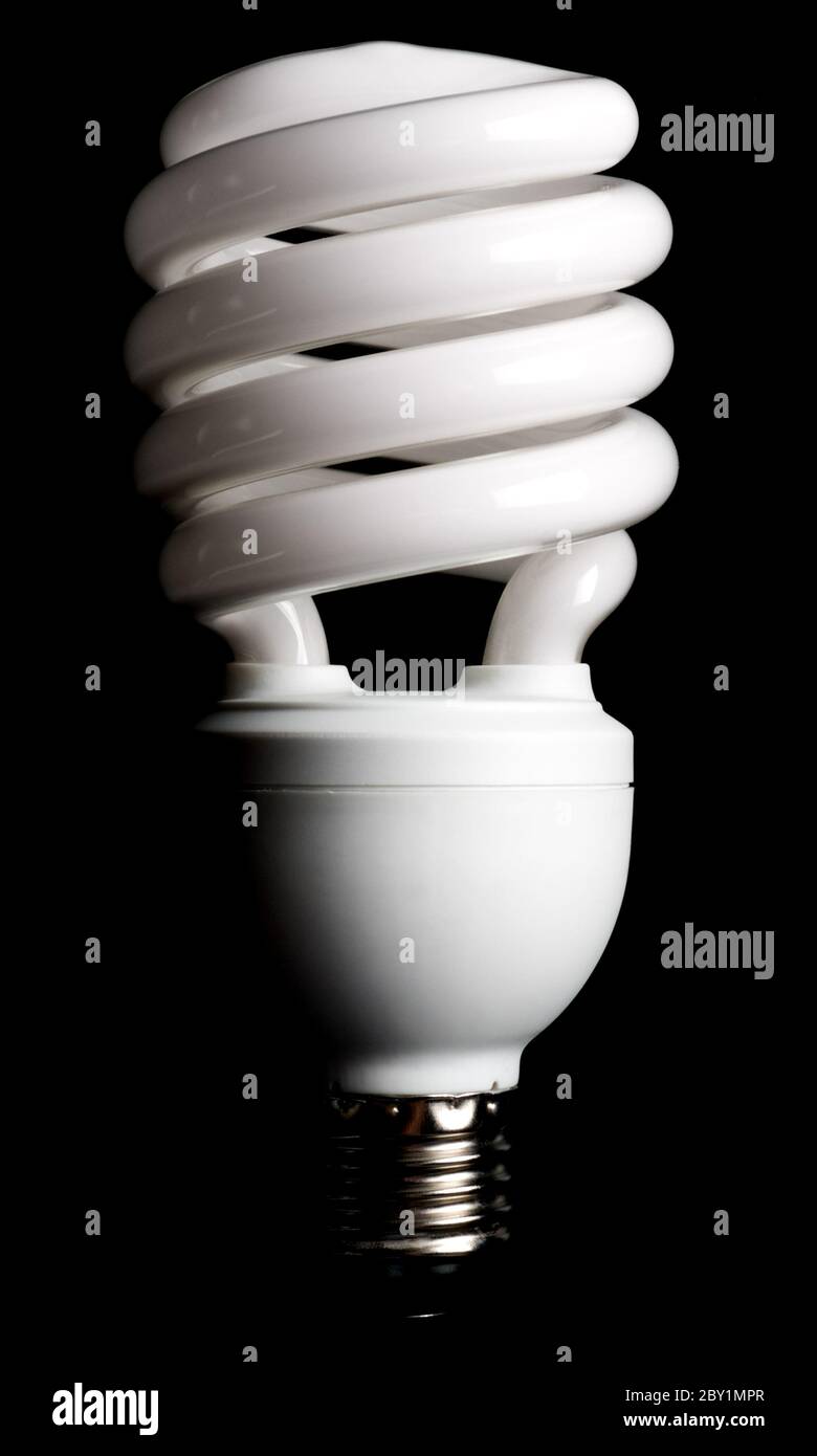 compact fluorescent light bulb Stock Photo Alamy