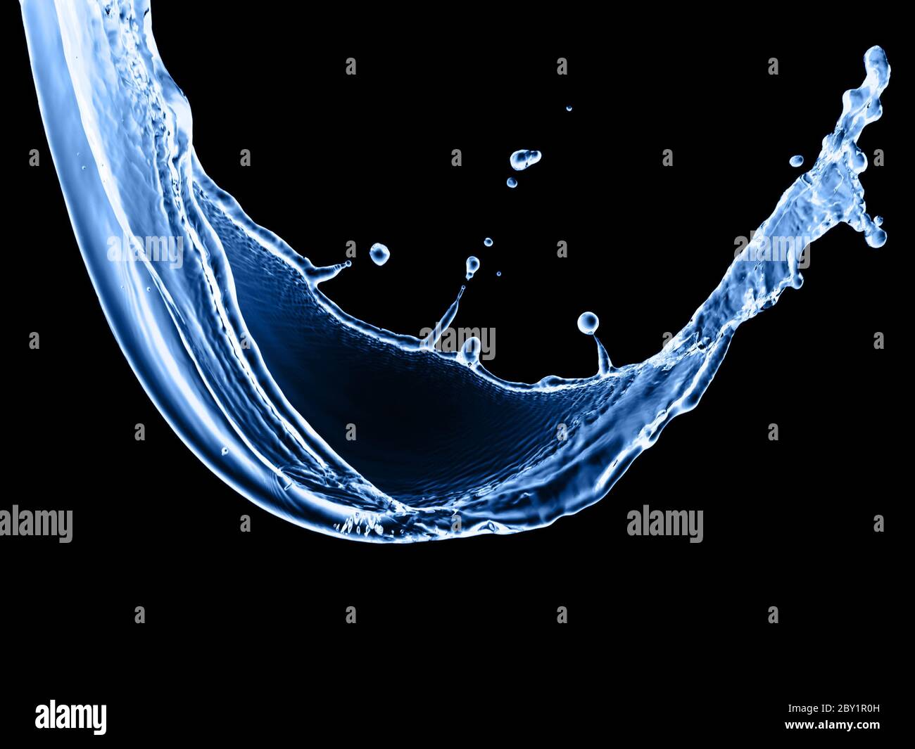 Photo of water splash isolated on white Stock Photo - Alamy