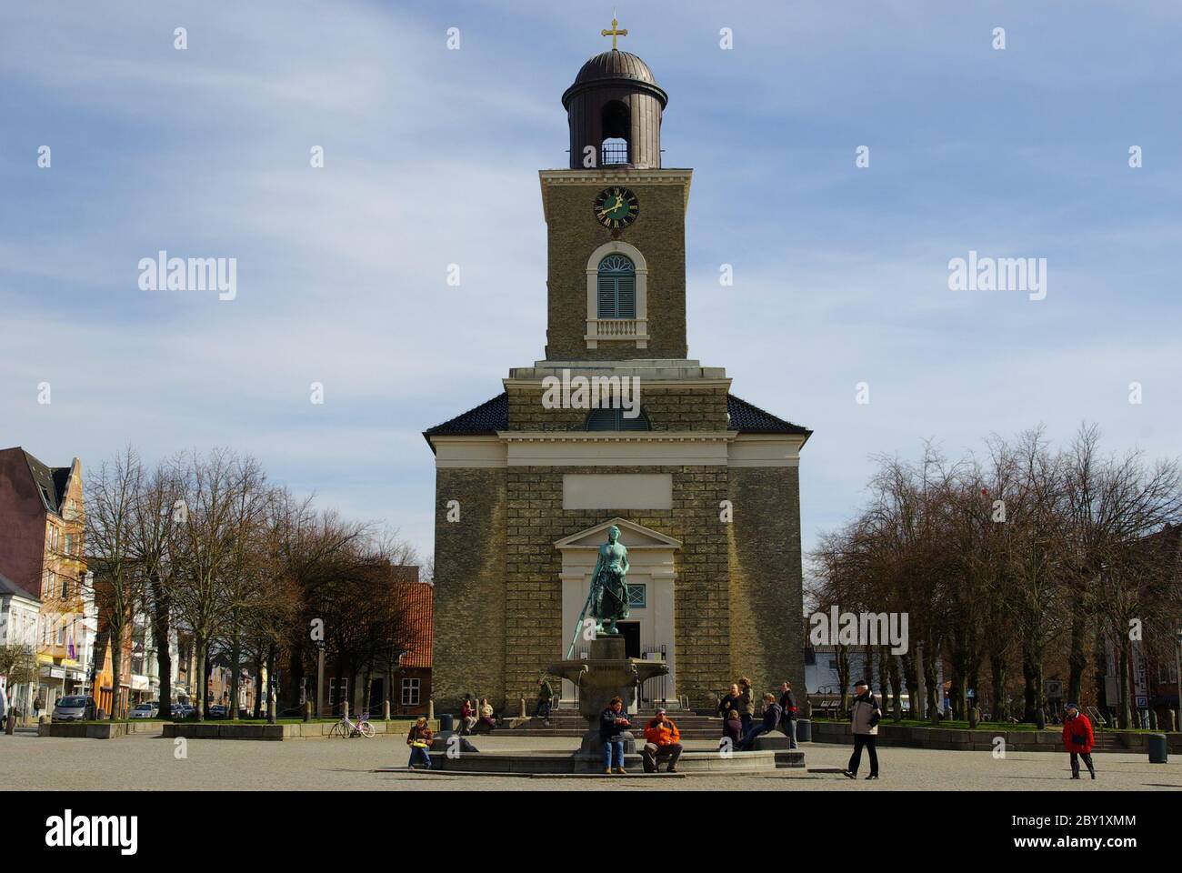 Church of Our Lady in Husum Stock Photo