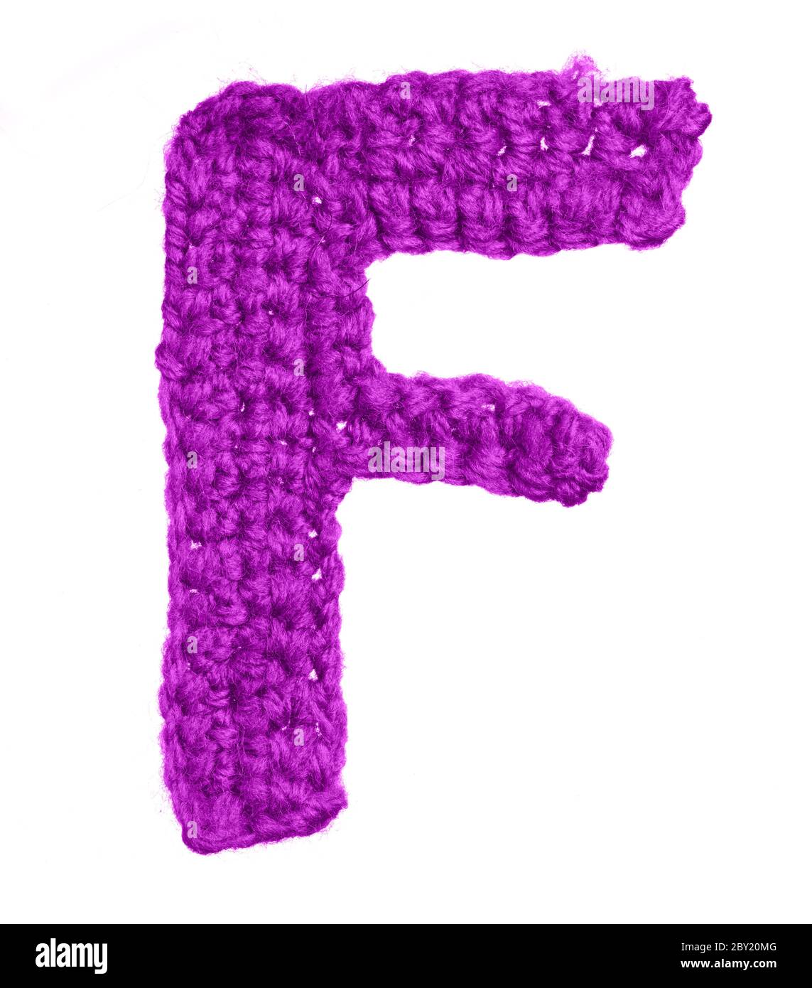 letter of knit alphabet Stock Photo Alamy