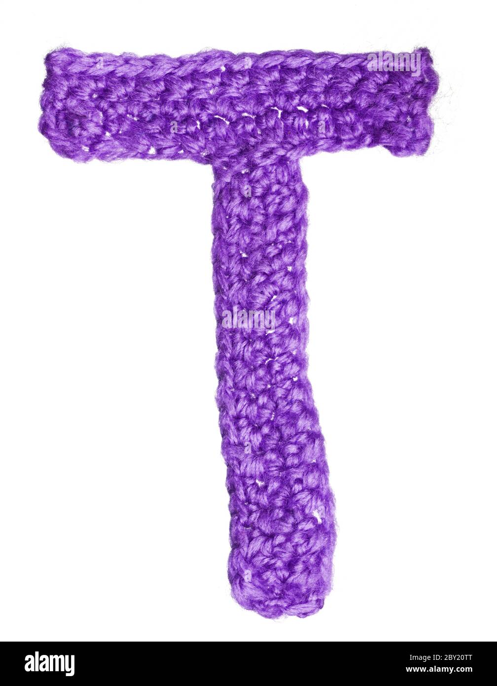 letter of knit alphabet Stock Photo Alamy
