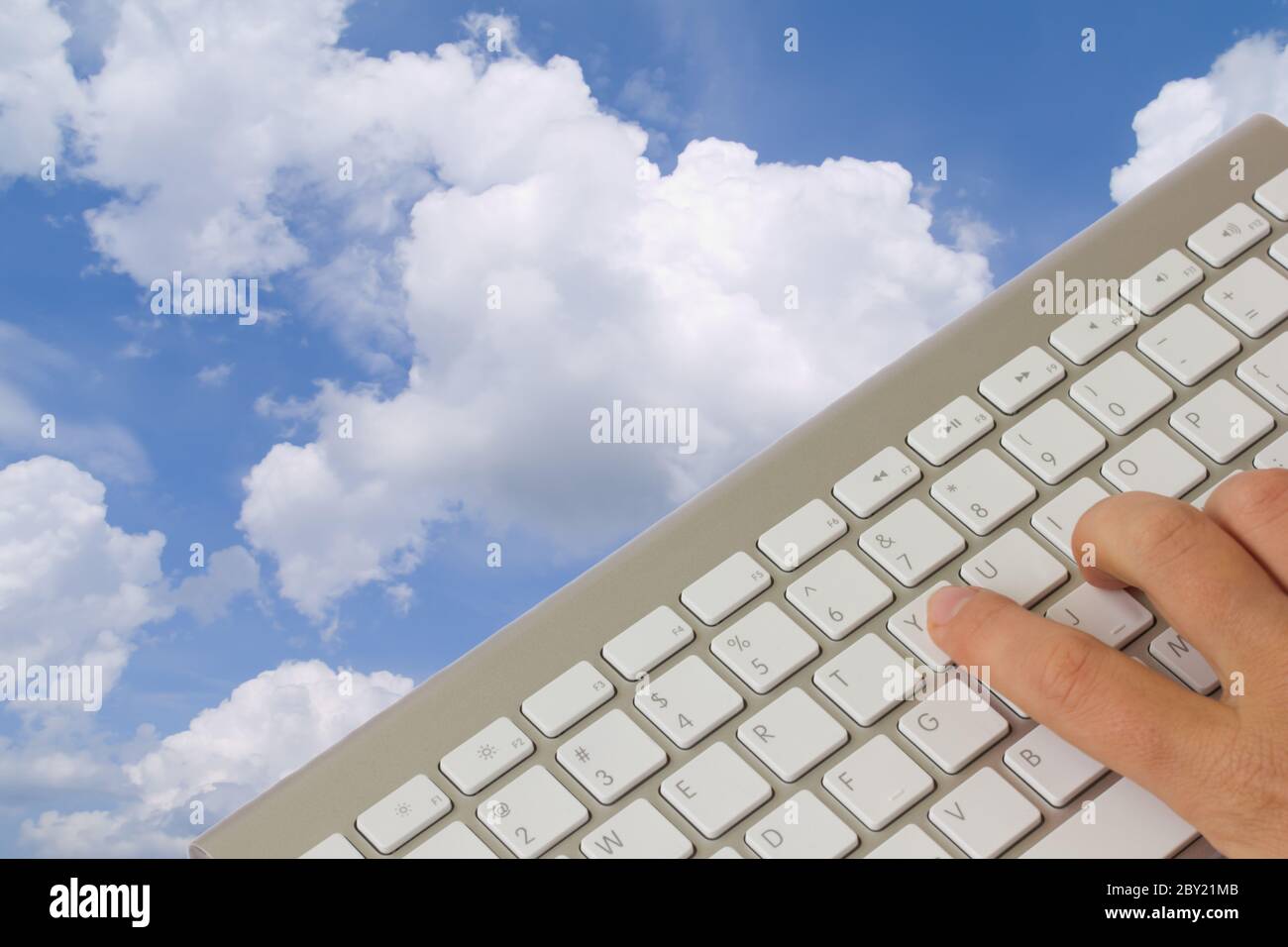 cloud computing concept Stock Photo