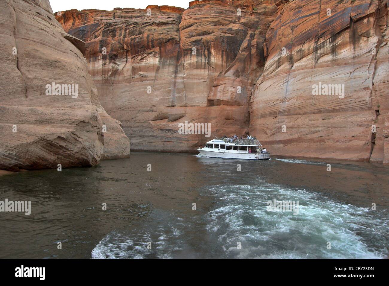 Narrow waterway Stock Photo