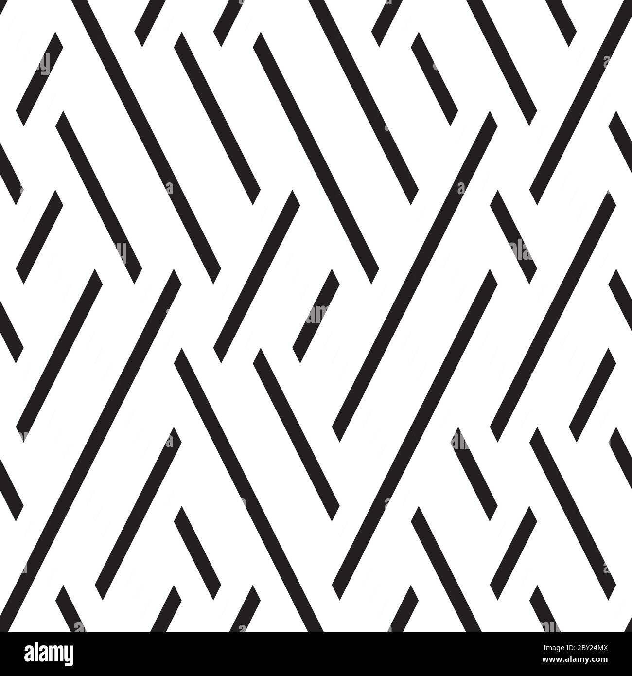 Seamless pattern with oblique black segments Stock Vector