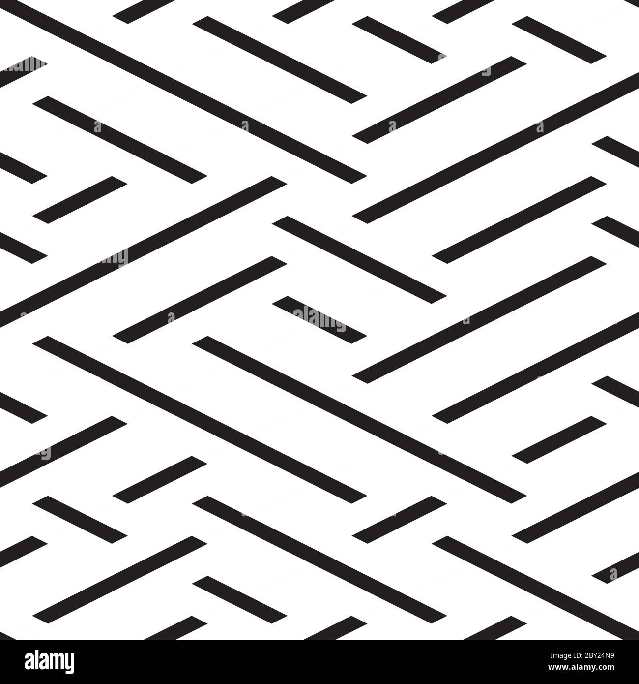 Seamless pattern with oblique black segments Stock Vector