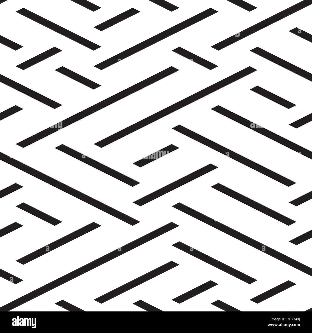 Seamless pattern with oblique black segments Stock Vector