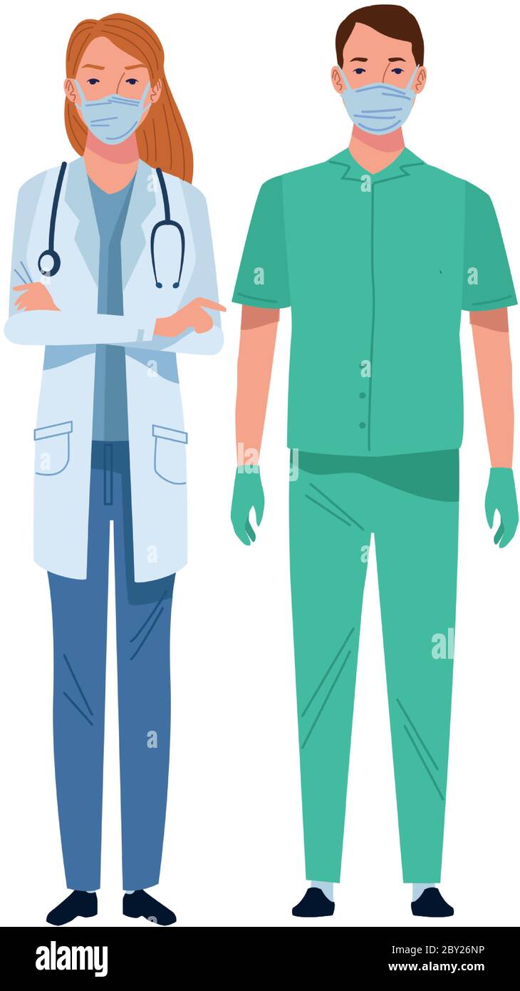 couple doctor and surgeon wearing medical masks characters vector illustration design Stock Vector Image & Art - Alamy couple doctor and surgeon wearing medical masks characters vector illustration design Stock Vector Image & Art - Alamy