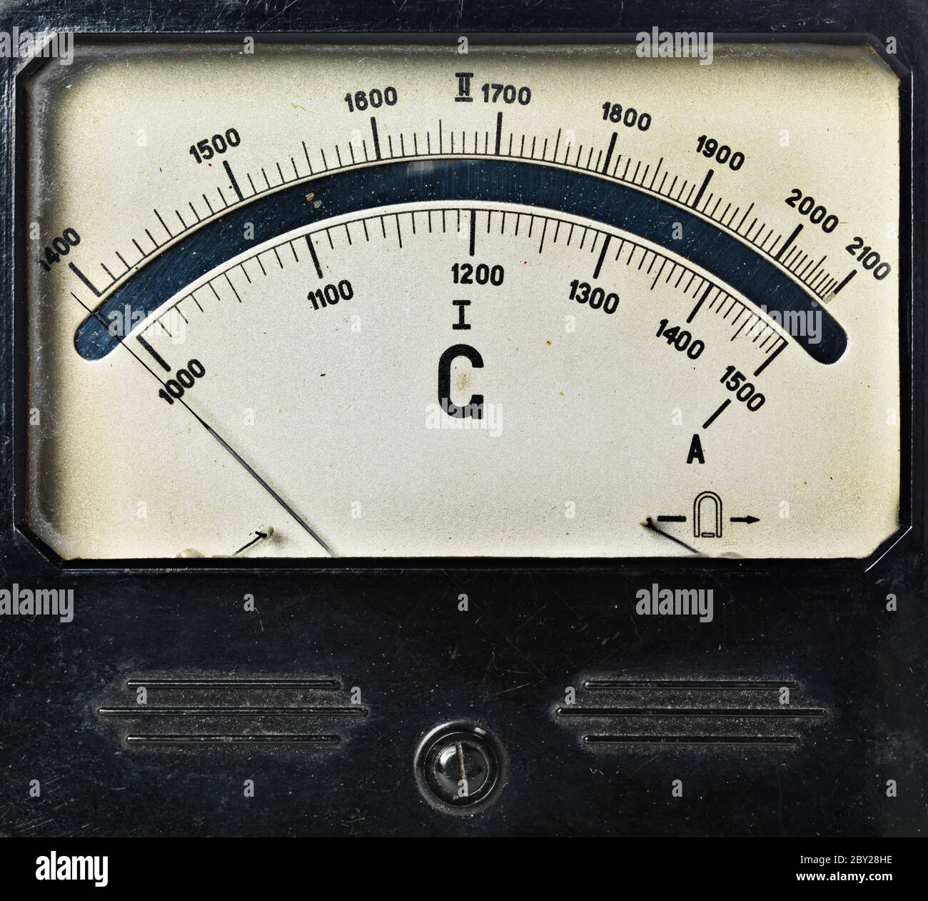 vintage ancient voltmeter Stock Photo Alamy