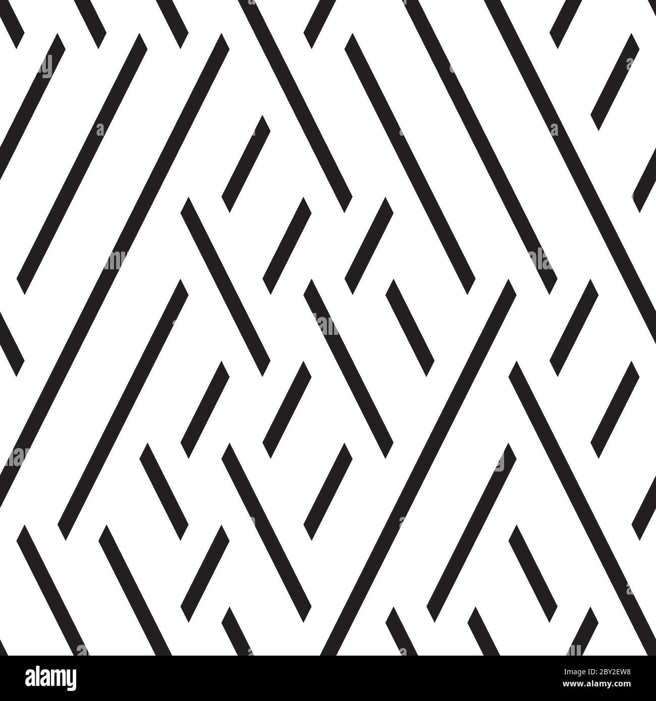 Seamless pattern with oblique black segments Stock Vector