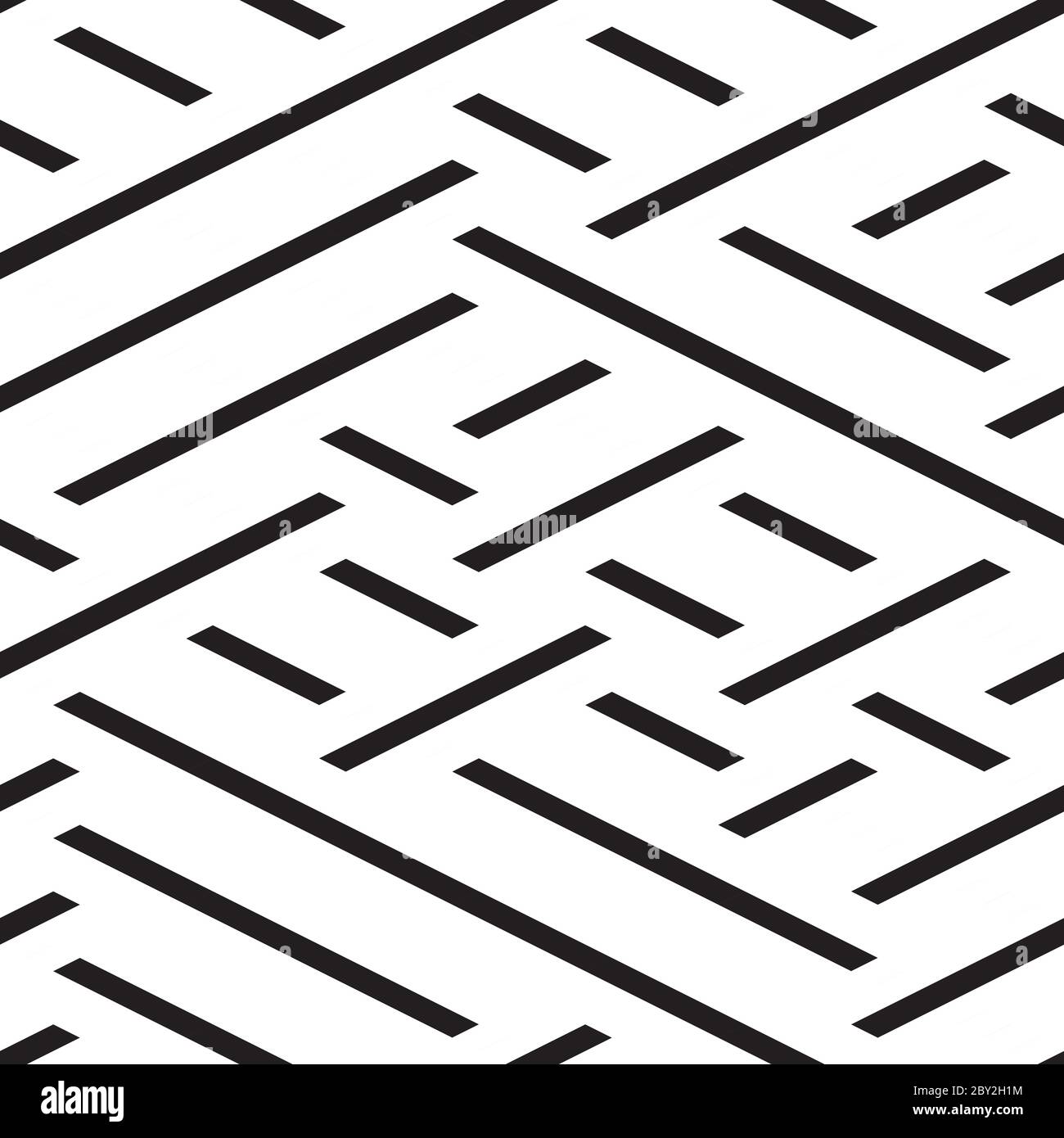Seamless pattern with oblique black segments Stock Vector