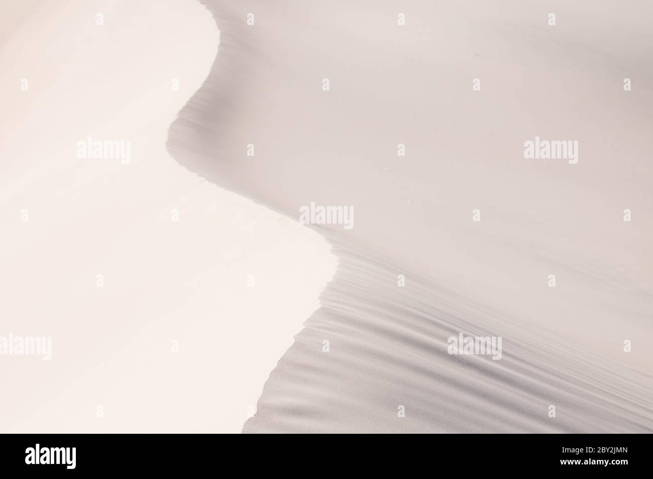 highly detailed texture of sand dunes Stock Photo