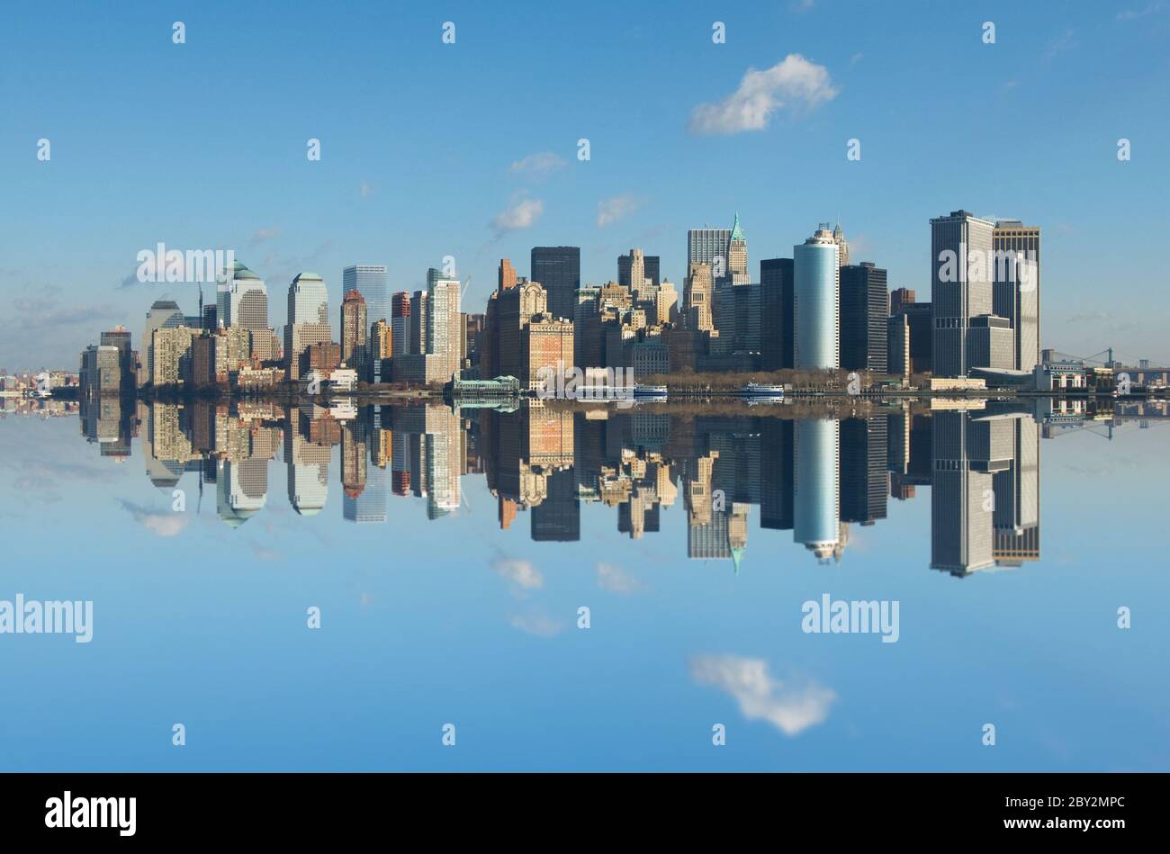 panorama of manhattan, new york Stock Photo