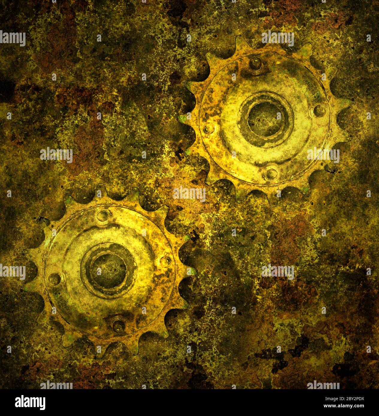 Vintage gears hi-res stock photography and images - Alamy