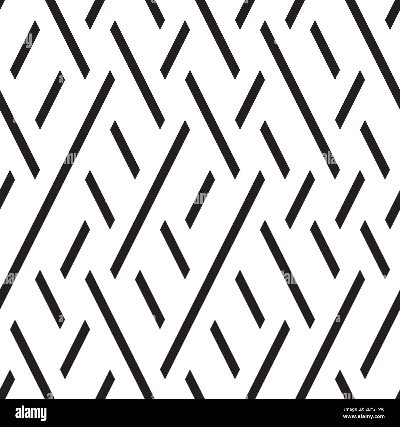 Seamless pattern with oblique black segments Stock Vector