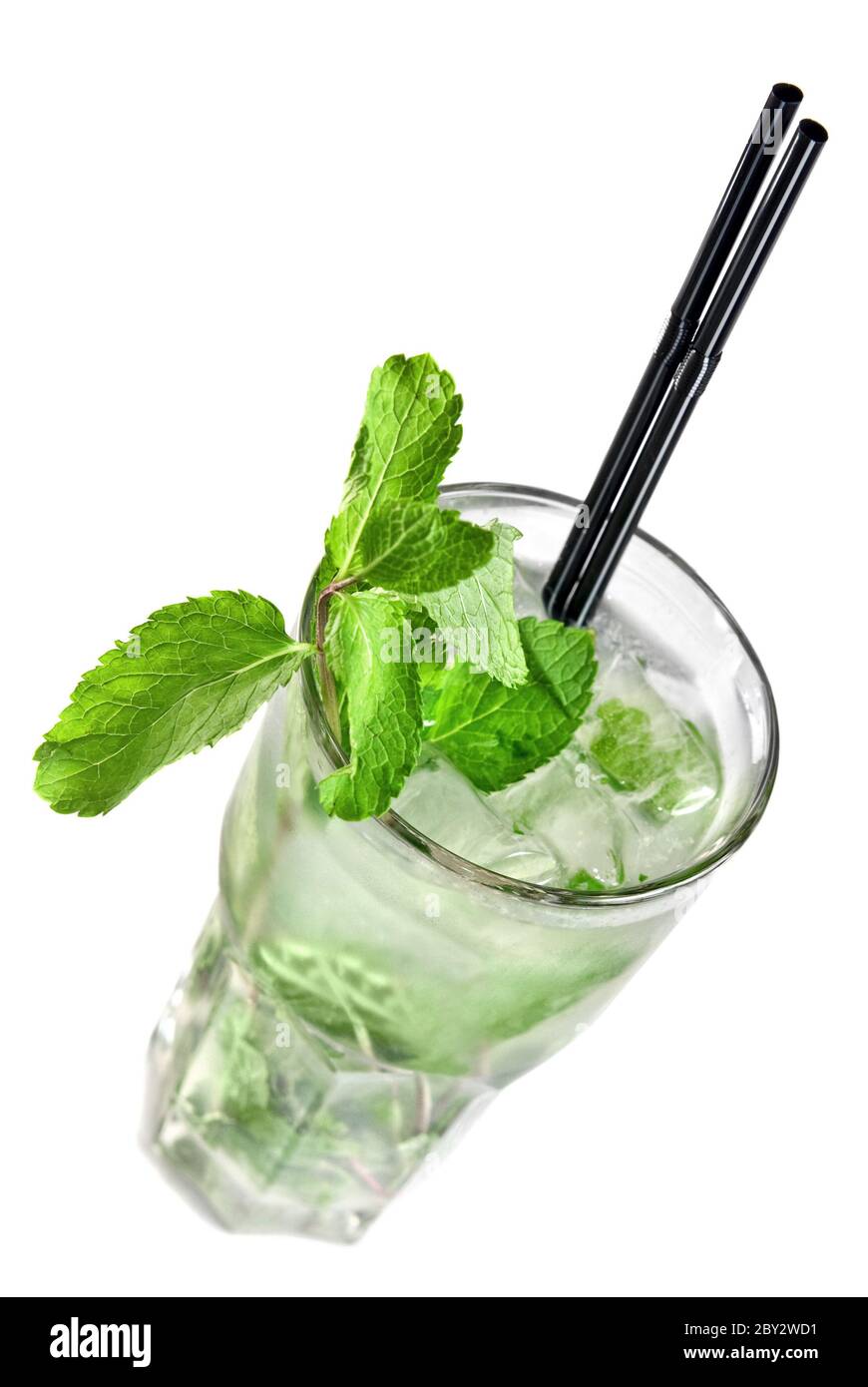 Mohito isolated on white Stock Photo - Alamy