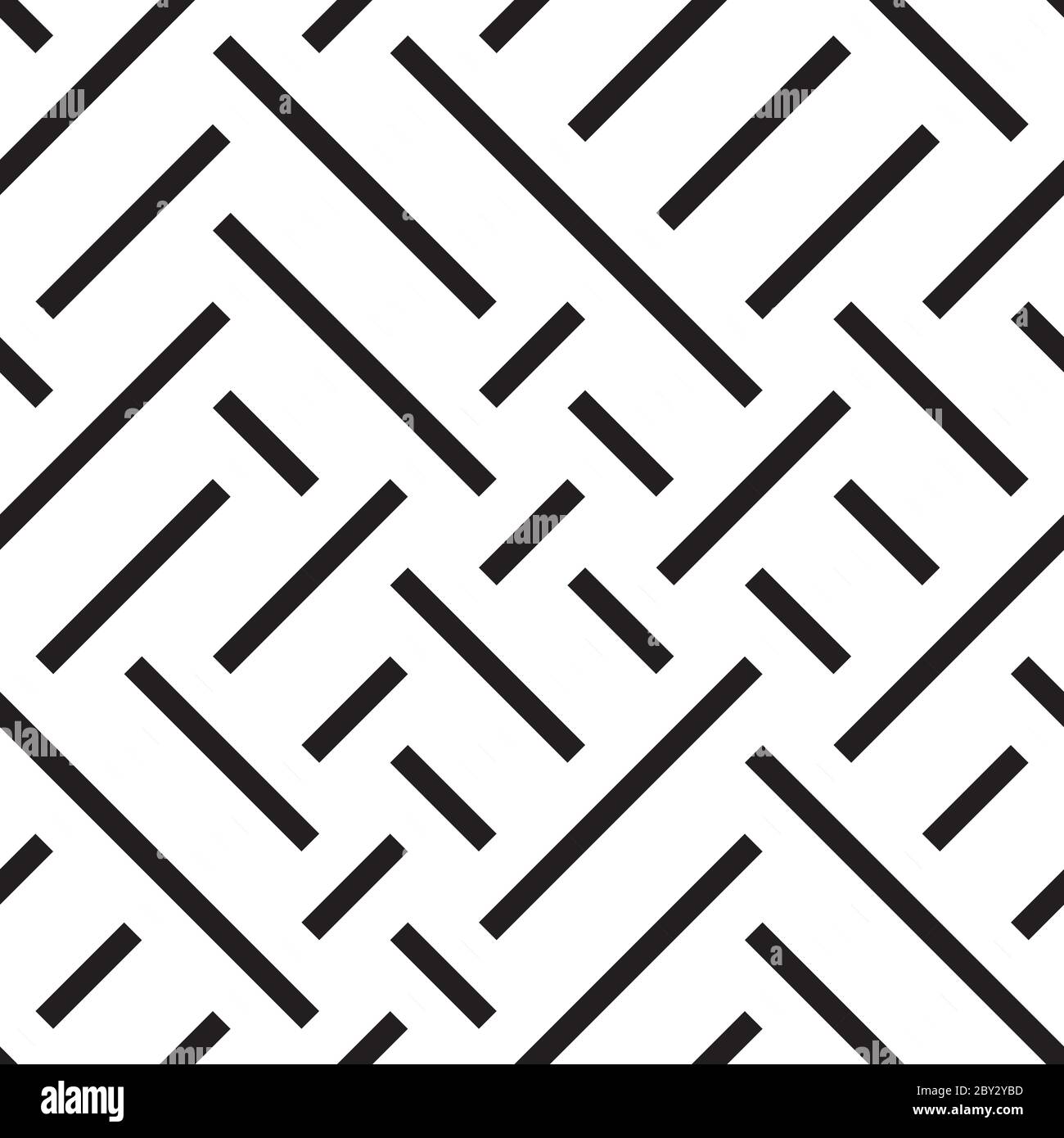 Seamless pattern with oblique black segments Stock Vector
