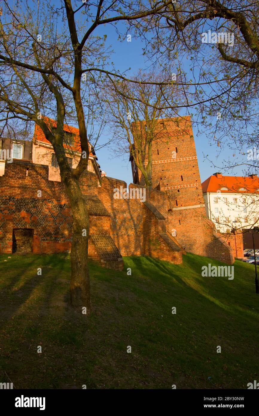 leaning tower, Torun, Poland Stock Photo Alamy