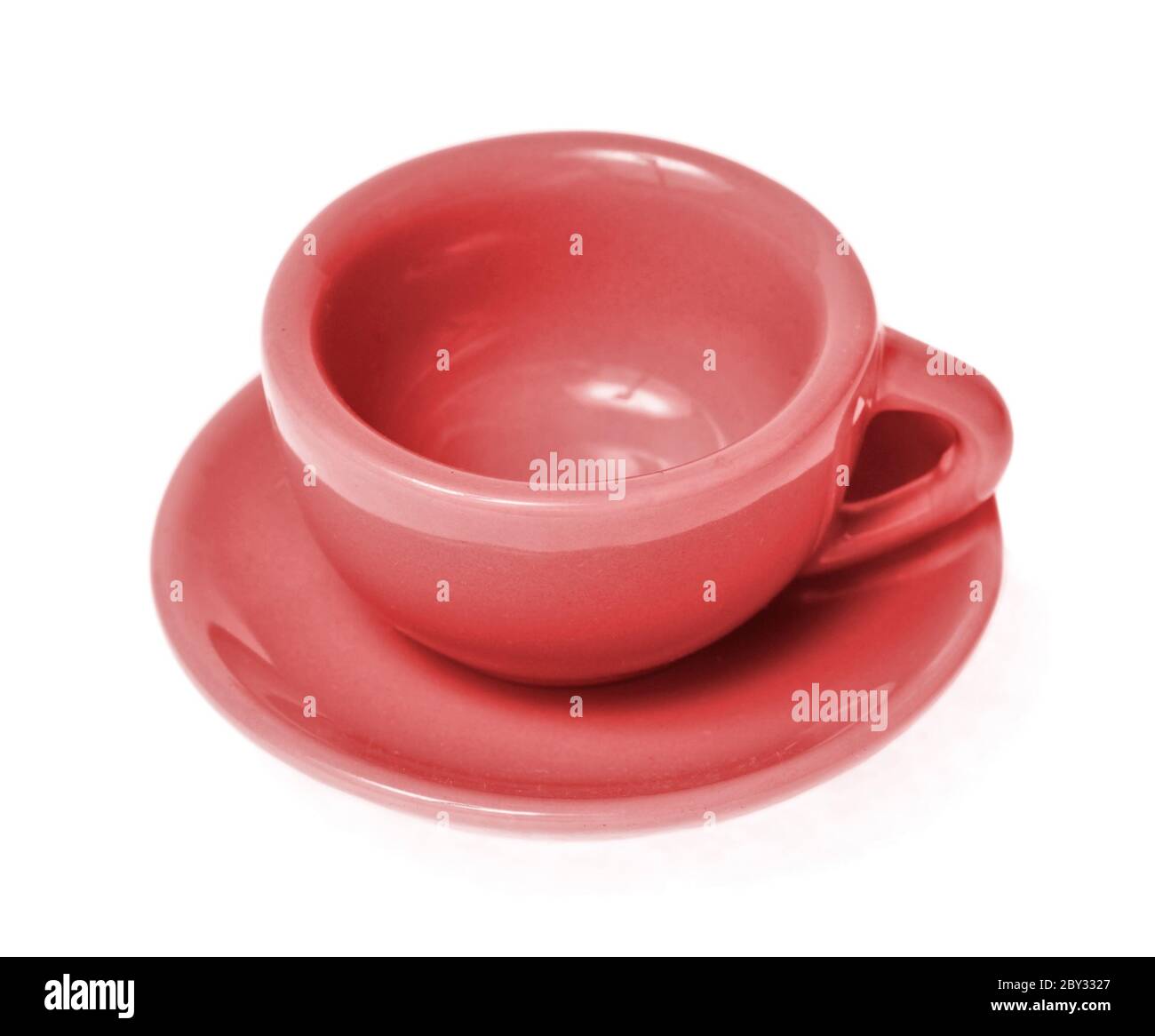 Mug with saucer Stock Photo Alamy
