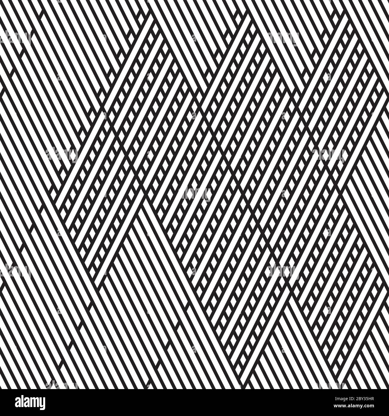 Seamless pattern with oblique black segments Stock Vector