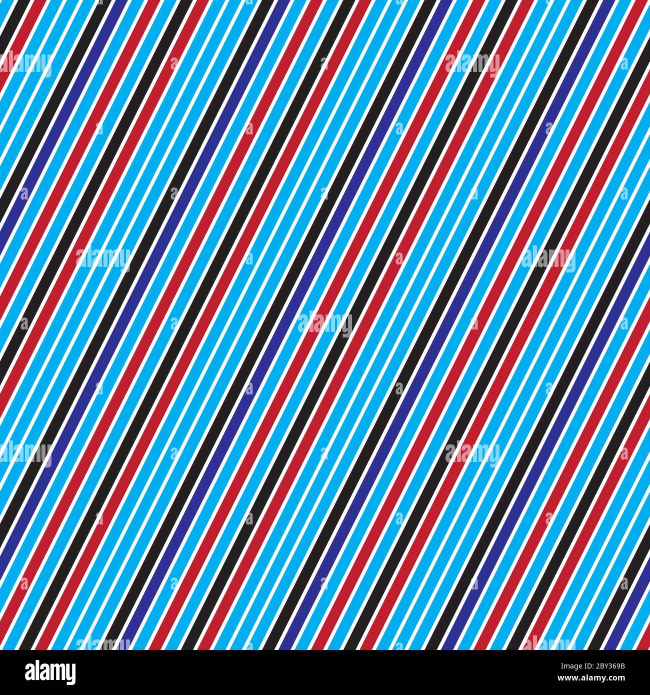 Seamless pattern with oblique colored segments Stock Vector