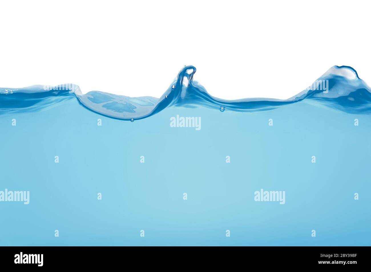 Water waves isolated on white background Stock Photo - Alamy