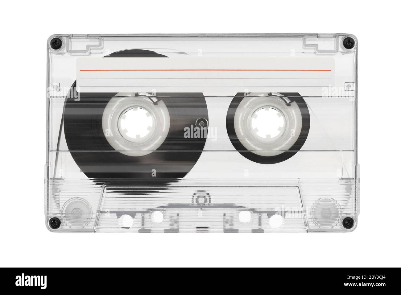 Audio cassette with label Stock Photo