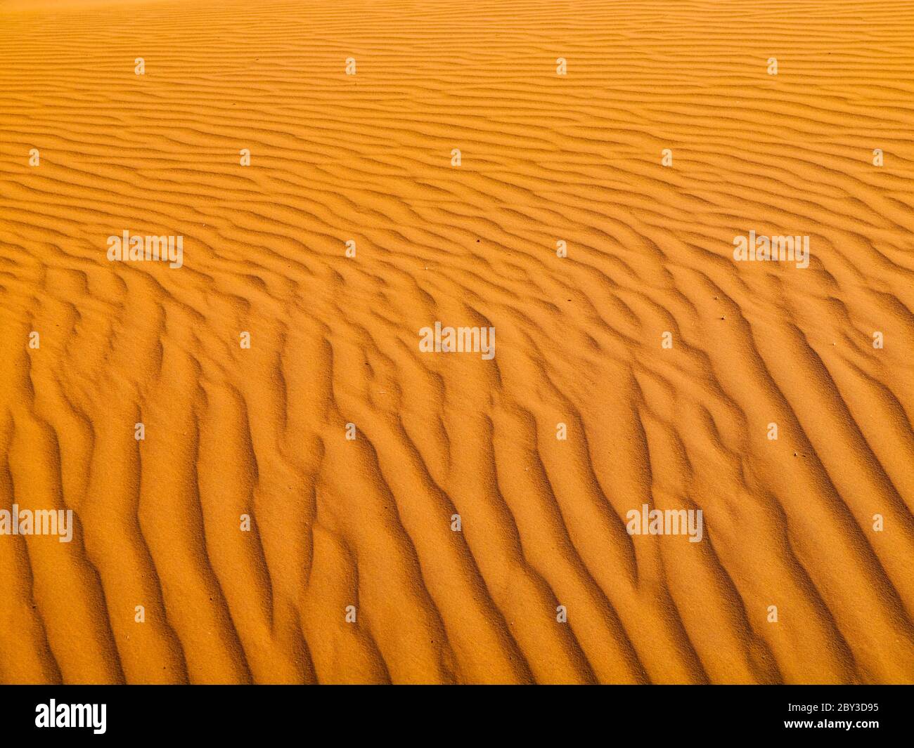 Red sand texture made by wind (Deadvlei, Namibia) Stock Photo